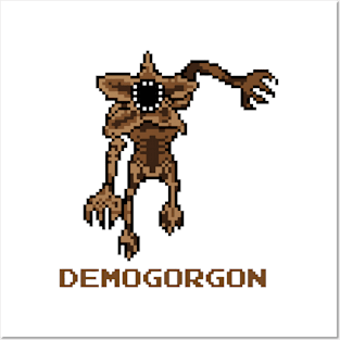 Demogorgon Pixel Posters and Art